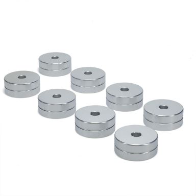 1 inch Billet Aluminum Body Lift Blocks - Set of 8, 66-77 Ford Bronco